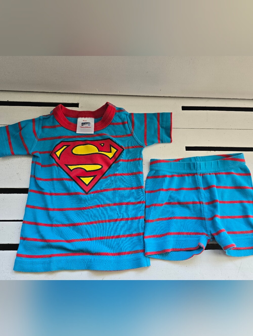 Hanna Andersson Supeman Pajamas Short Johns Set